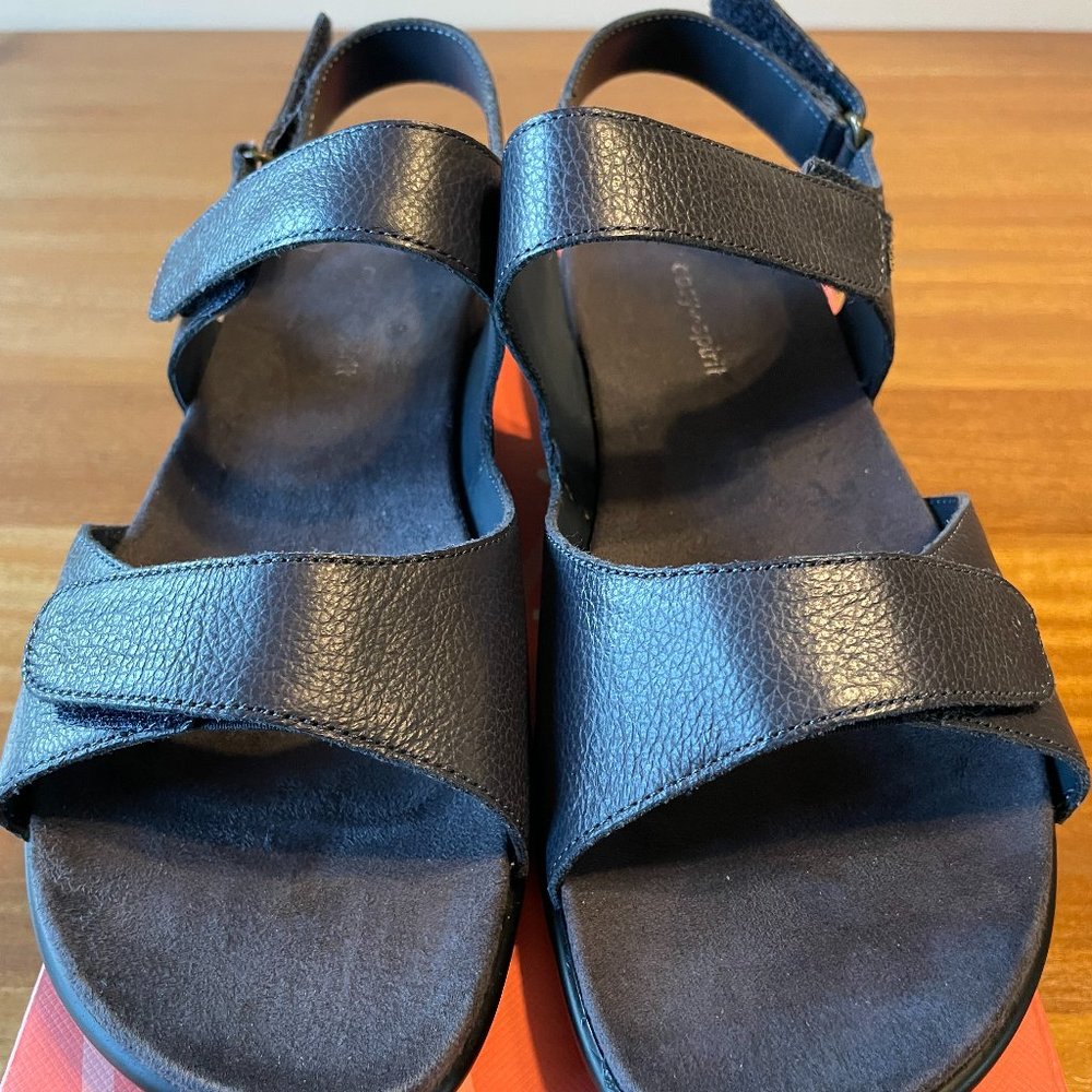 NIB Easy Spirit “Eshartwell” Navy Blue 9W Sandals, Summer Comfort Travel Wedding - Picture 2 of 12